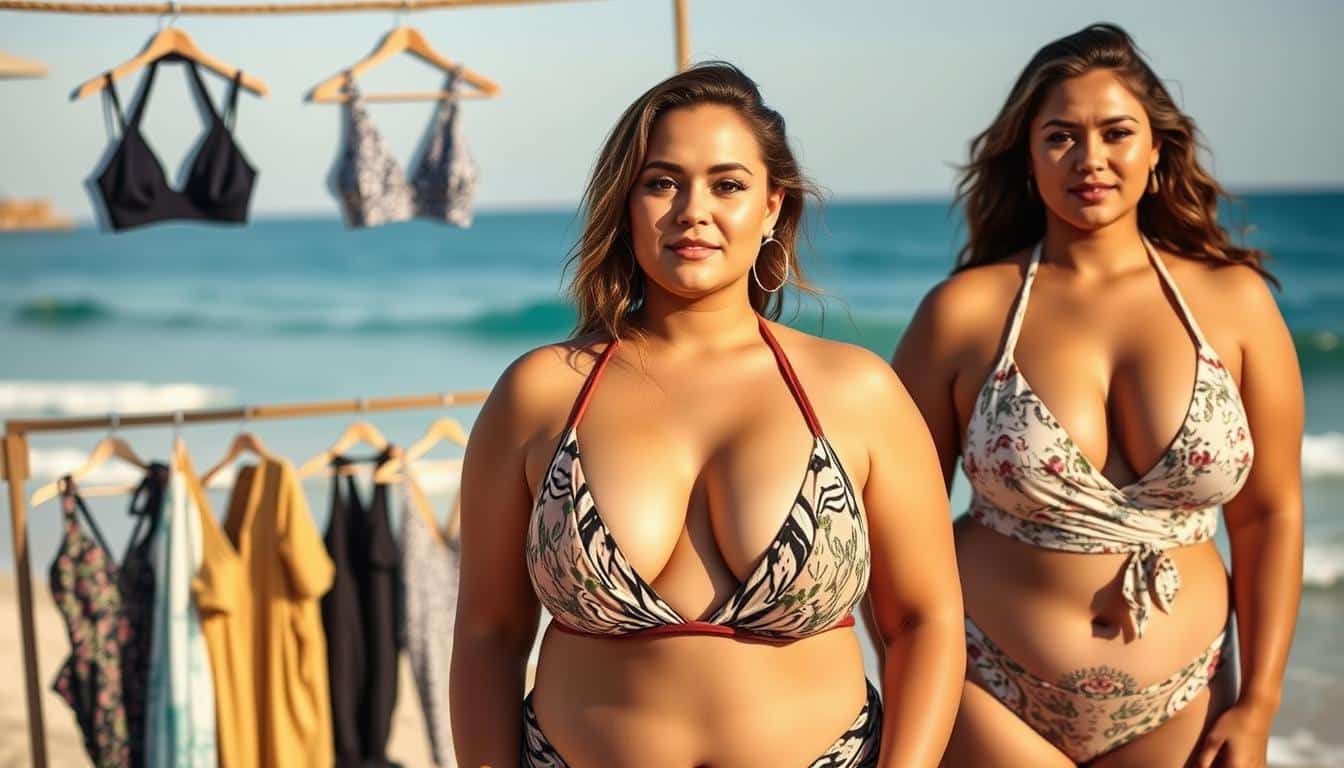 Best Necklines for Plus Size Swimsuits