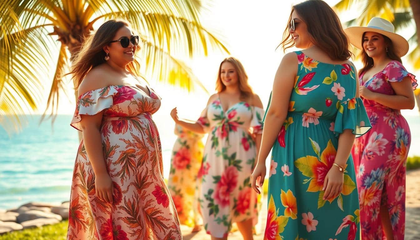 Best Sleeve Styles for Plus Size Beach Dresses